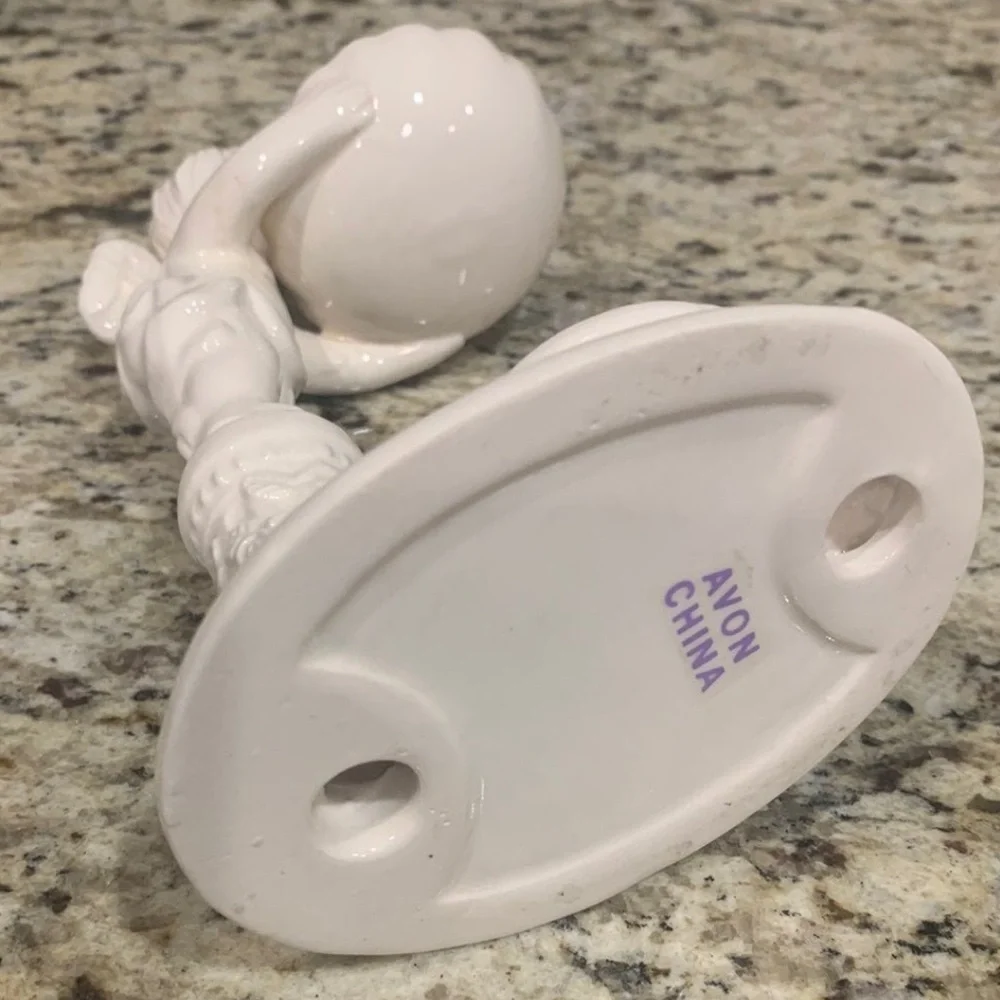 2001 Avon White Cherub Angel Fragrance Oil Diffuser